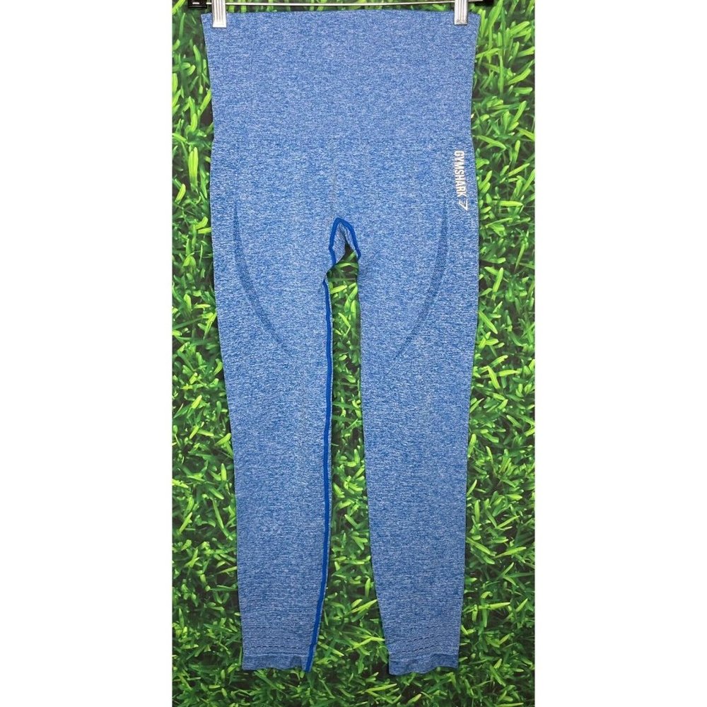 Gymshark Dry Moisture Management Workout Gym Leggings Blue Small